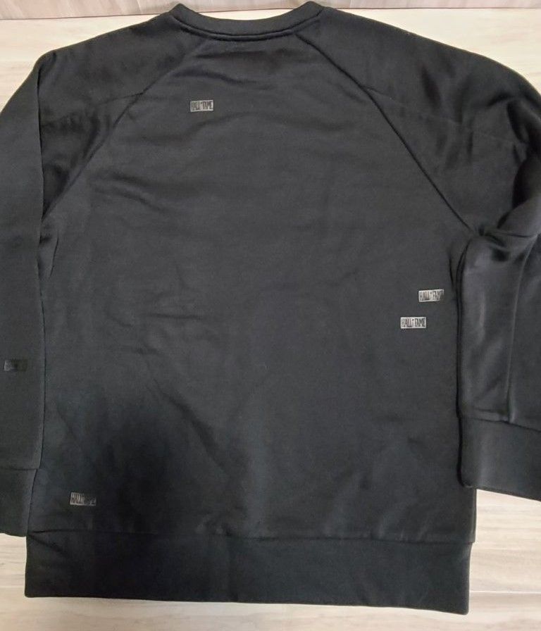 Hall Of Fame Sweatshirt Mens L Black Crewneck Streetwear Logo Patch Nwot — image 2 of 8